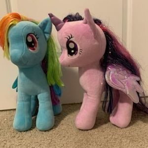 My Little Ponny Set Of Two Plush